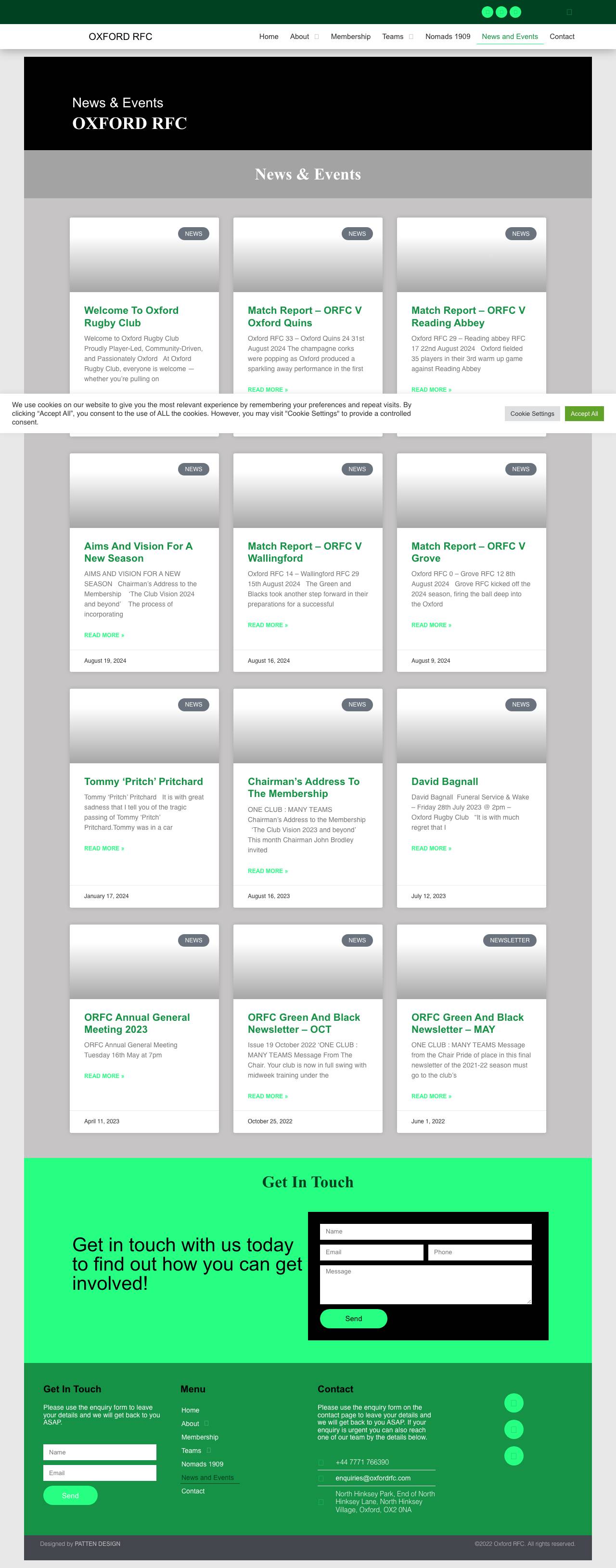 Screenshot of the page